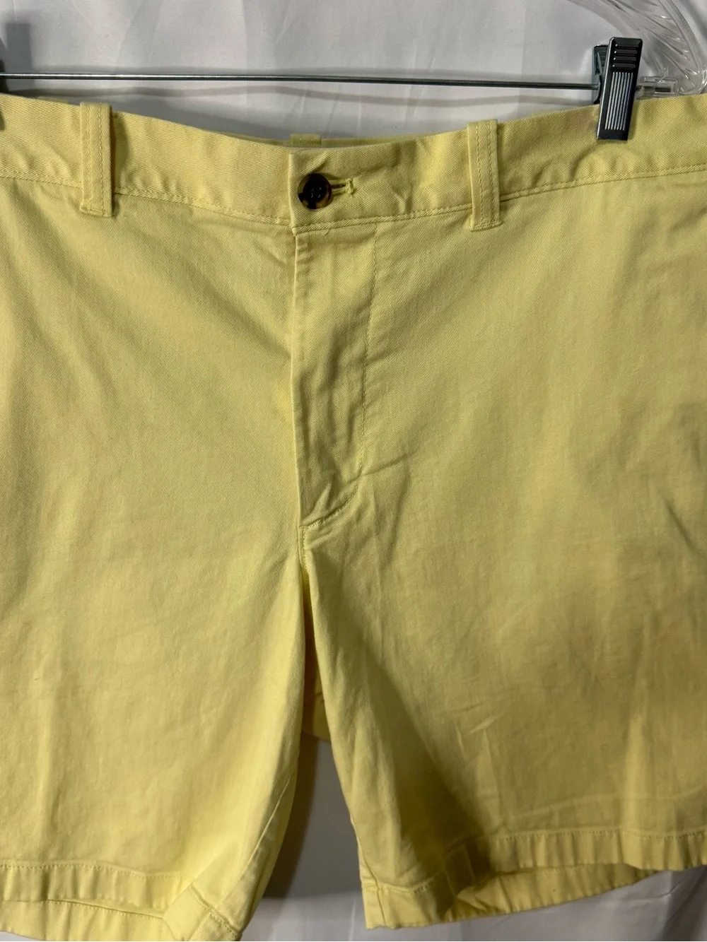 J. Crew Yellow Flat Front Chino Shorts